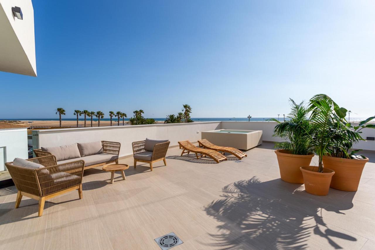 Hotel Apartamentos Hamus Conil De La Frontera Ngoại thất bức ảnh